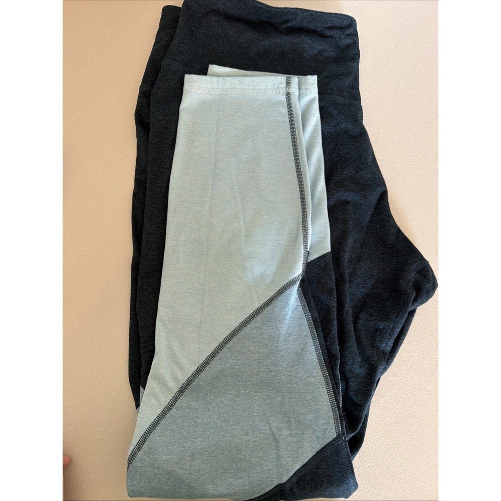 Old Navy Active CozeCore XXL Leggings Green Colorblock High Rise Go Dry